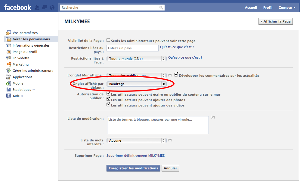 comment avoir le logo officiel sur facebook